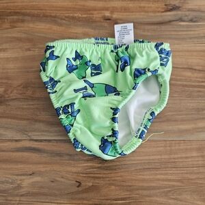 Green Pool Pal Swimster Dinosaur Swim Diaper